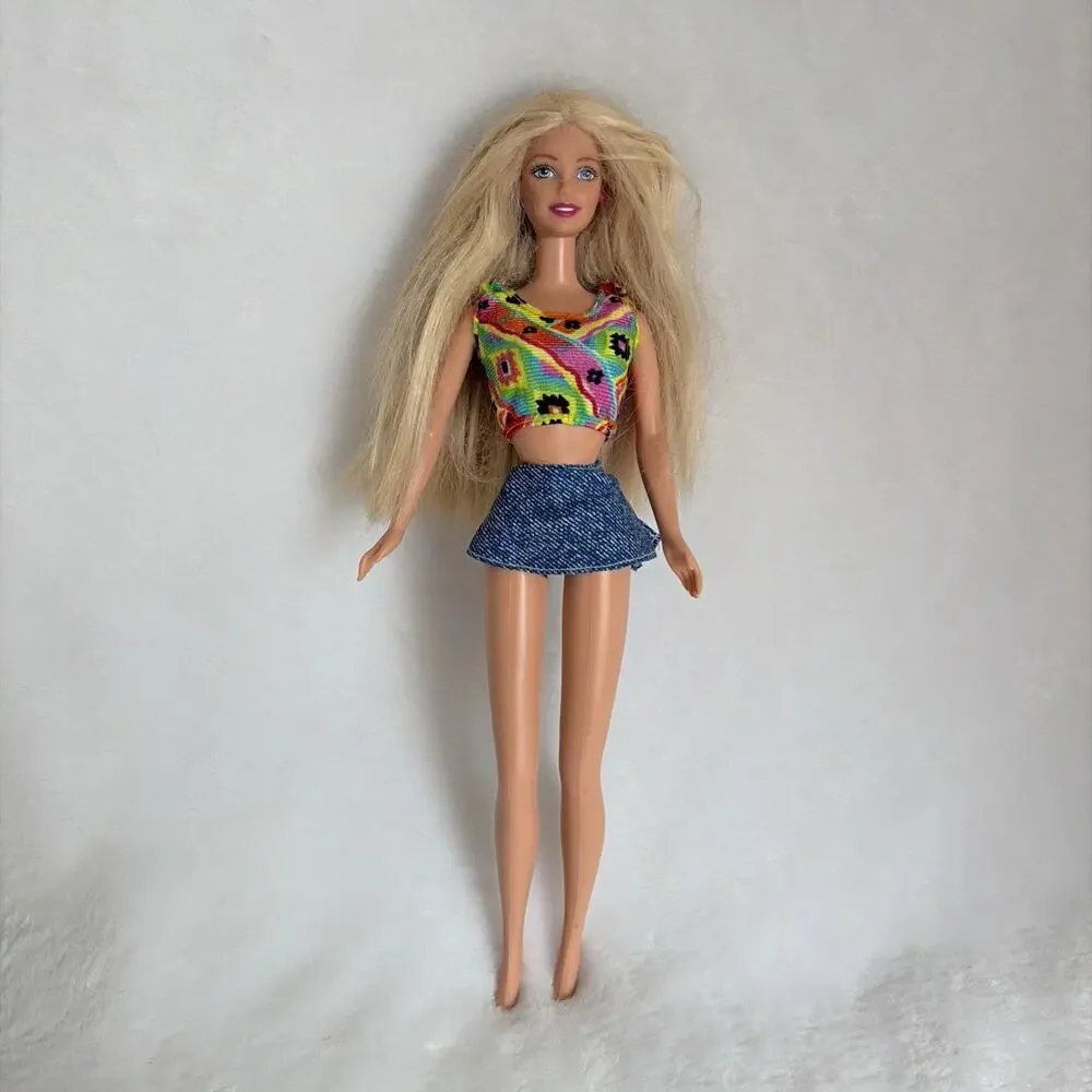 1999 Sit 'N Style Barbie Redressed Mattel Fashion Doll Vintage 90s‎